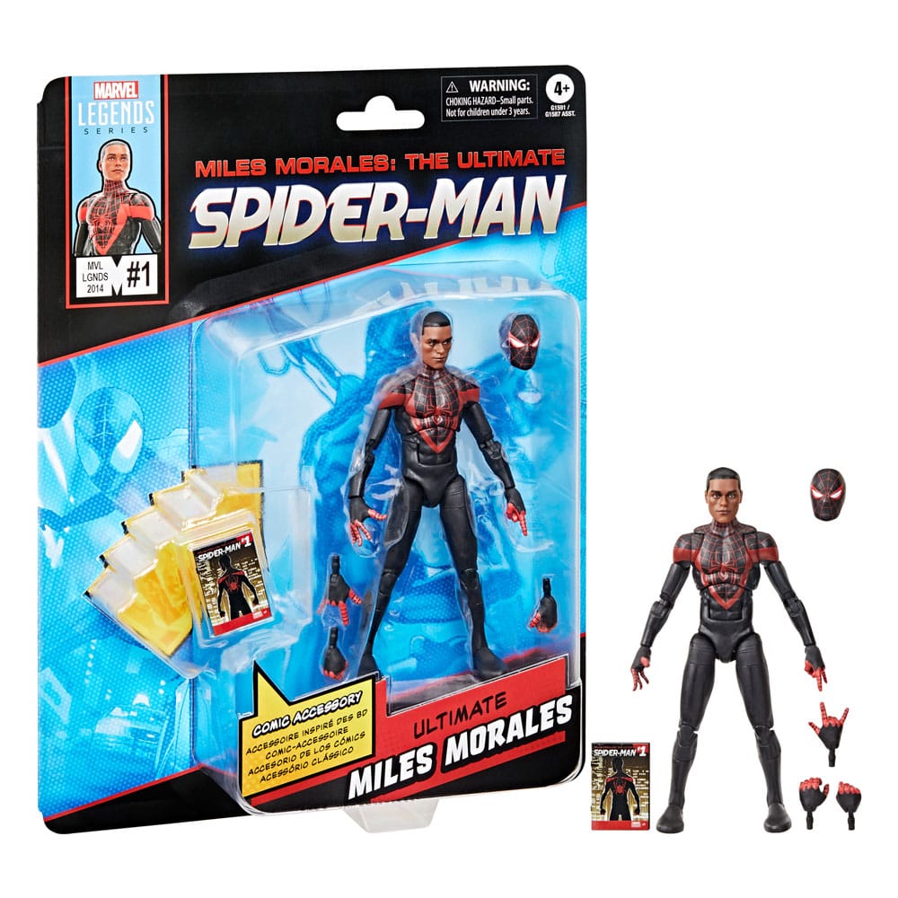 Hasbro Marvel Legends Ultimate Miles Morales Spider-Man Action Figure 15cm