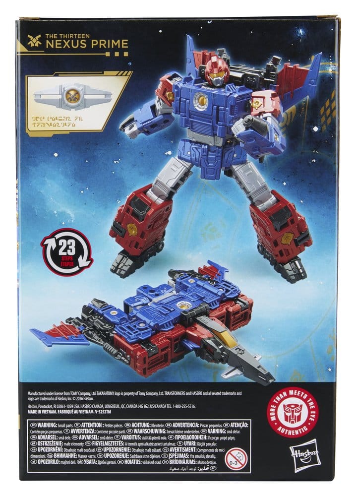 Hasbro Transformers Age of the Primes – The Thirteen Nexus Prime Voyager Class Action Figure (16cm)