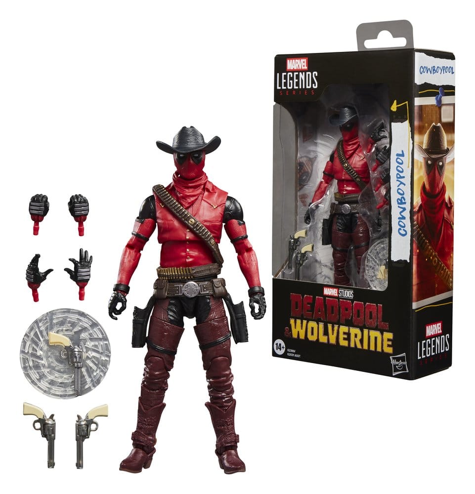 Hasbro Marvel Legends Deadpool & Wolverine Cowboypool Action Figure 15cm