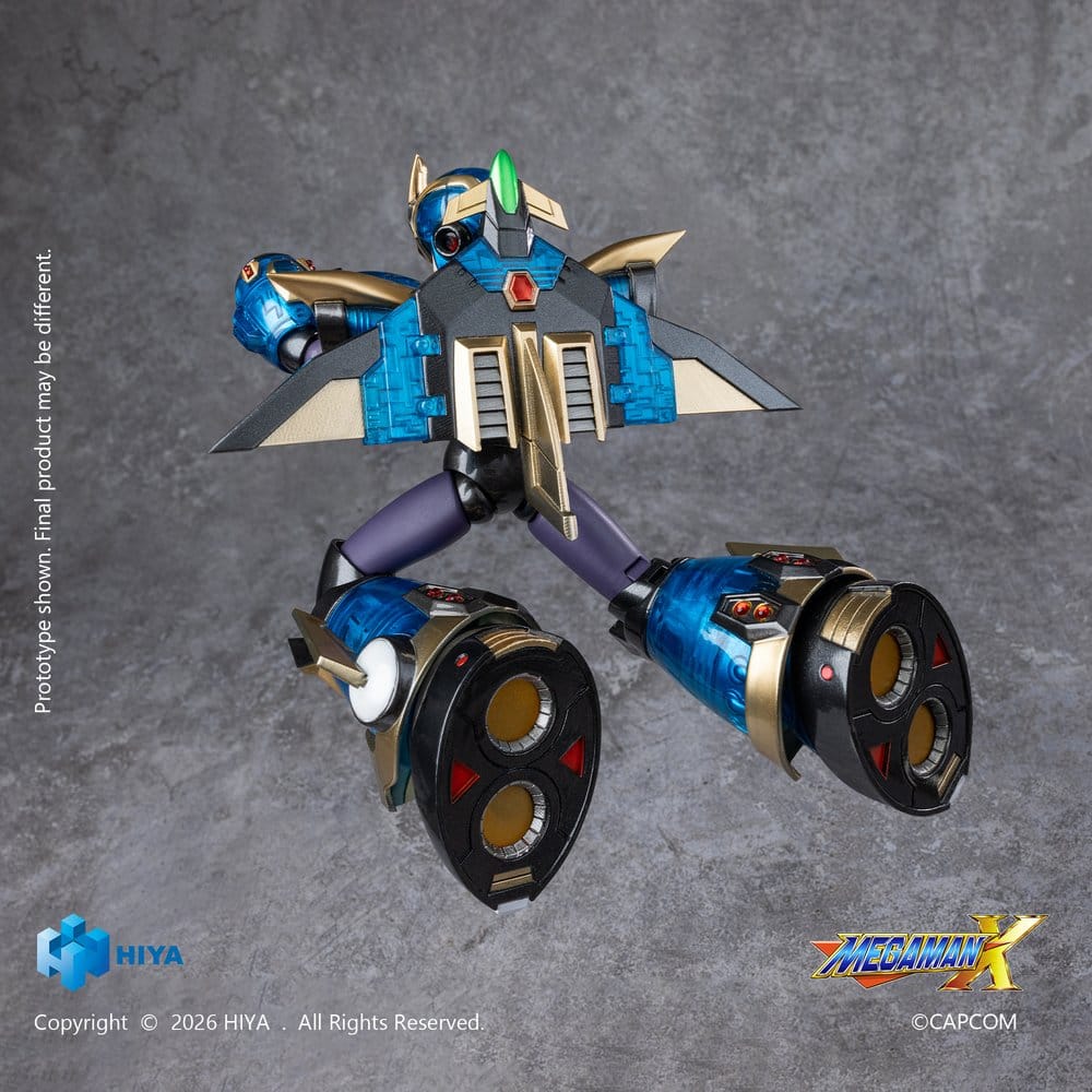 HIYA Toys Mega Man X Exquisite Basic X Ultimate Armor Version Action Figure (16 cm)