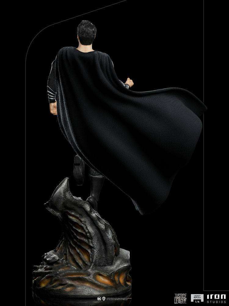 Iron Studios Zack Snyder's Justice League Art Scale Statue 1/4 Superman Black Suit 69 cm by LAB7 Malta, Europe