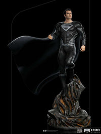 Iron Studios Zack Snyder's Justice League Art Scale Statue 1/4 Superman Black Suit 69 cm by LAB7 Malta, Europe